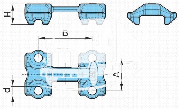 BPW ALII SPRING PLATE OVERSLUNG