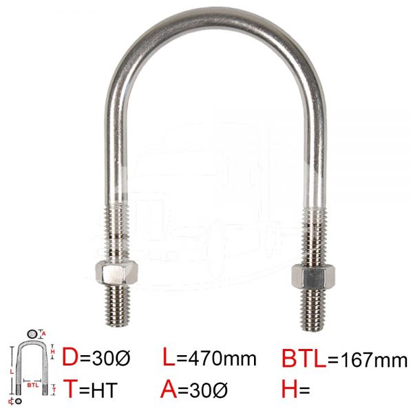 BOGIE U-BOLT LARGE