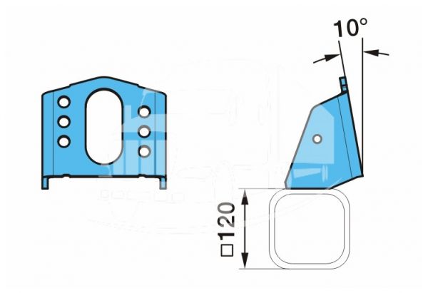 BPW BOOSTER BRACKET