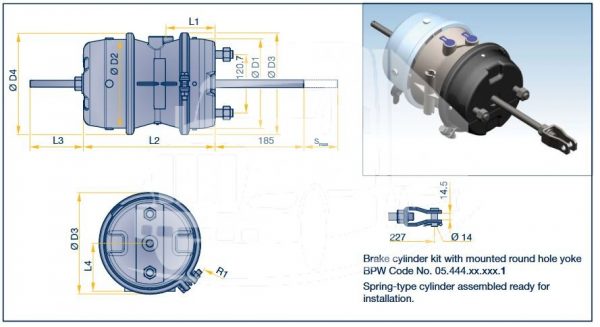 BPW SPRING BRAKE 24/30