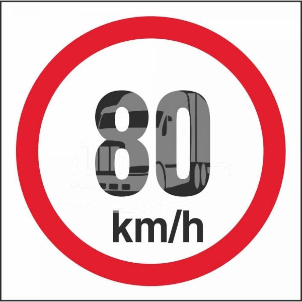 DECAL 80 KM P/H - Image 2