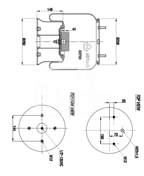 HENDRICKSON AIRBAG SHORT