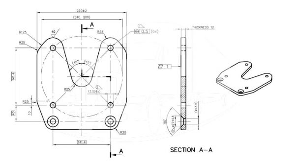 WEW AIRBAG BOTTOM PLATE - Image 2