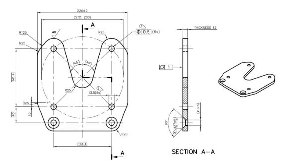 WEW AIRBAG BOTTOM PLATE