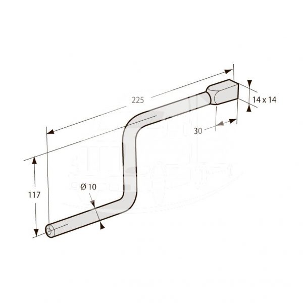 WORM WINCH HANDLE